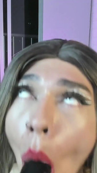 Liveshow Sissy Gives You a Sloopy Blowjob