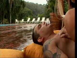 Latina Bang: Tattooed stud has oral sex with sexy slut before fucking...