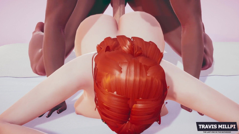 TravisMillpi: Milf madrasta lutando com pau com sua bunda grande até...