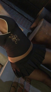 497street e nylon pisser roxana grande mijo através de meia-calça