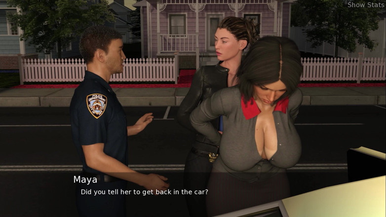Porny Games: Project Hot Wife - Se faire toucher par une policière sexy (34)