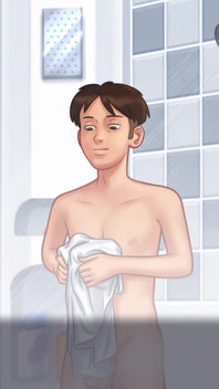 Summertime Saga v21.0.0 | Il figliastro fortunato fa un massaggio sexy alla sua matrigna milf calda con grandi tette | Gioco tabù hentai