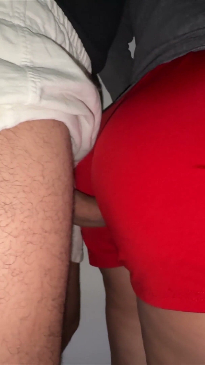CoupleOfHotSins: Big-assed Woman Touches the Erect Cock of a Stranger.