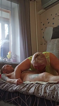 Stepmom Does Cock Sucking
