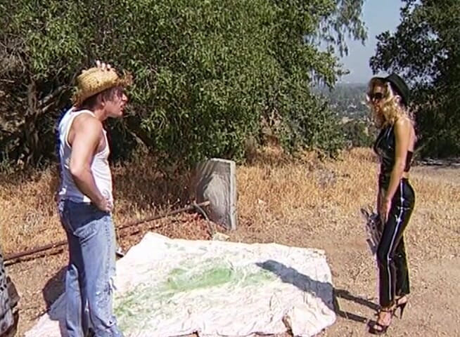 Babehood: Blonde babe fucks young stable boy