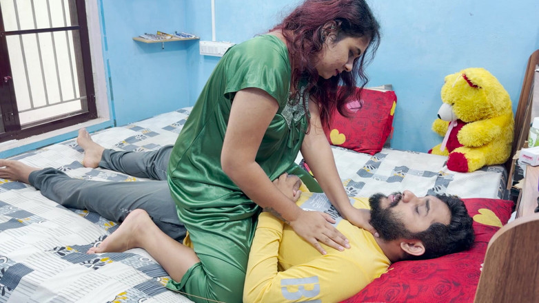 Vaishnavysharunraj: Teacher Punishes Boy and Face Sitting Licking Pussy and Ass...