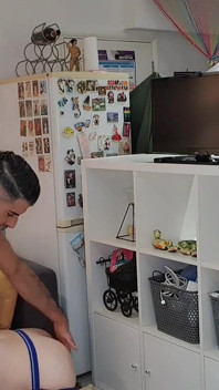 Stiefvader en vriend van stiefzoon