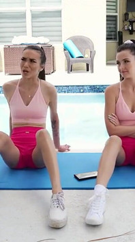 “let’s Fuck Another Neighbor!” Cumslut Stepsisters Drain the Dude Next Door