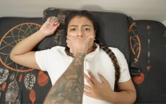 Shh Shh Don't Go Screaming! - Stepbrother Fucks His Stepsister's Ass When He Gets Home From College...