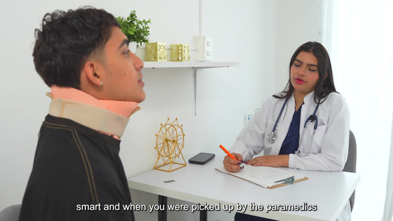 JuanBustosTV: Horny BBW Doctor Gets Turned on While Examining Her Patient...