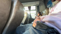 cxlila: Bus Adventure: I Show My Cock to a Sexy Cutie...