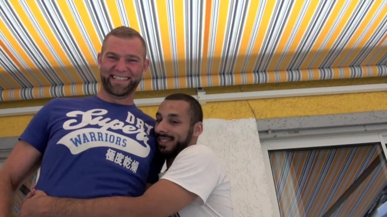 Crunch Boy: Sexy Arab fucked by bear with XXL cock