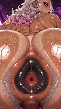 Léchage anal et rasage anal et moments forts de l’anime - Futanari Gyaru, jeu fétiche bronzé et coaching masturbatoire
