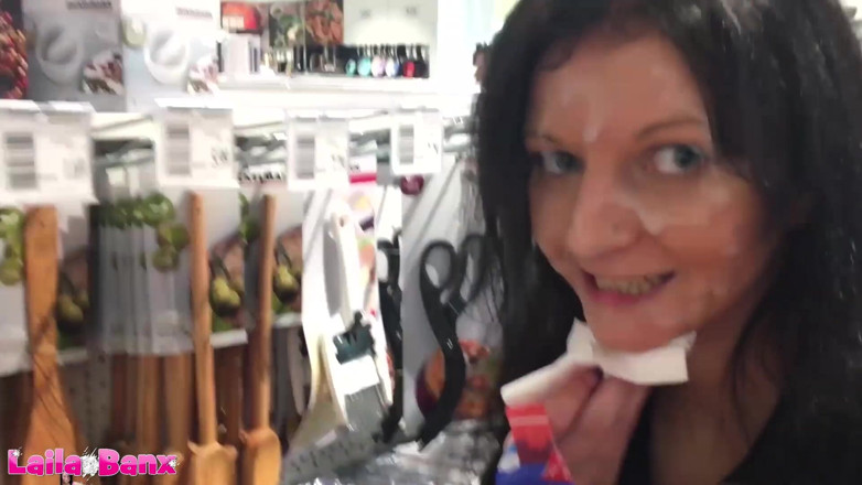 Laila Banx: Totaal klaarkomen in het gezicht - 20 hardcore spermadouches