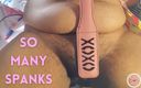 Mika Haze: Nalgadas y masturbando mi coño peludo con una remo