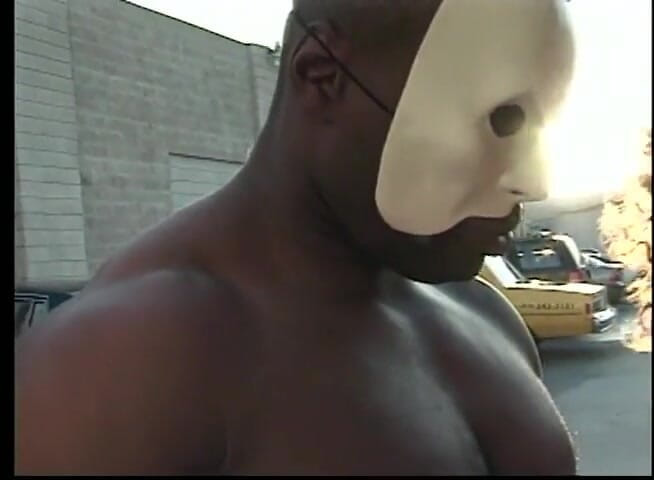 CBD Media Interracial: An African with Hairy Pussy Gets Fucked at the Parking...