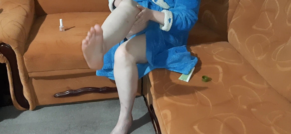 Vik_All: 새엄마 보지의 우발적 인 플래시