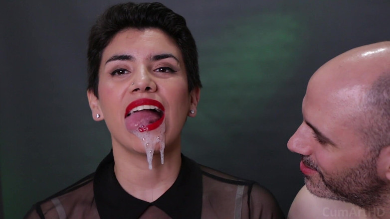 TheArtOfCum: Calda sborra gocciolante dalla bocca