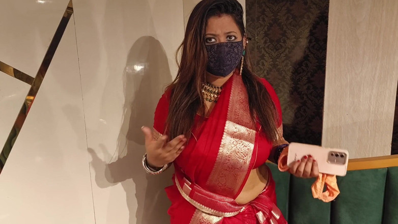IndianMyra07: Indian Stepmom Caught Her Stepson Jerking with Her Panties and...