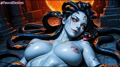 Medusa's Sexy Gaze. Ai-generated