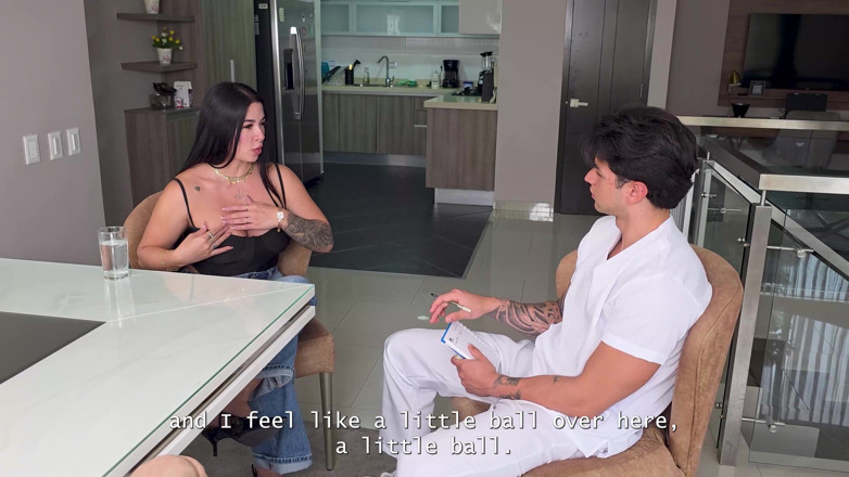 Zack whiter: Tante seksi rambut cokelat dengan toket besar ini dientot habis-habisan...