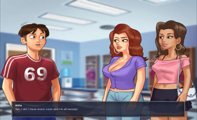 Hentai World: Saga de verano - ducha universitaria