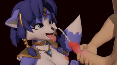 Velvixian 3 Furry: クリスタルフェラチオ(毛皮のようなセックス)