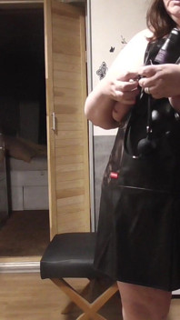 Apron getah baharu saya