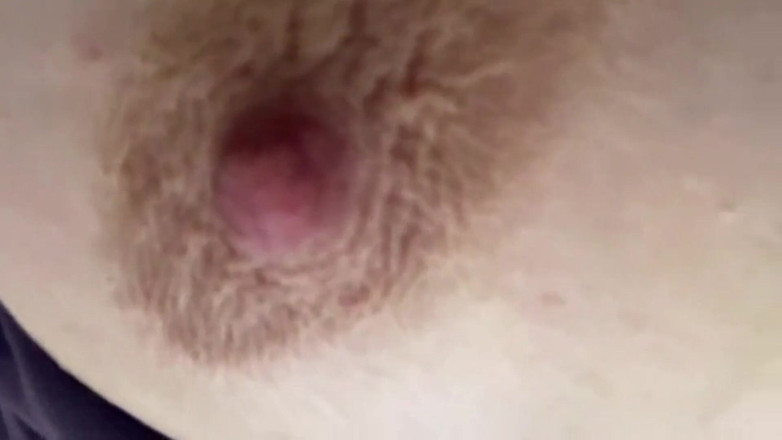 Real homemade BBW BBC porn: Bbwbootyful - Homealone POV boob nipple squeeze solo