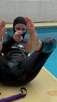 Neoprene Spanking Paddle & Pussy Flogging