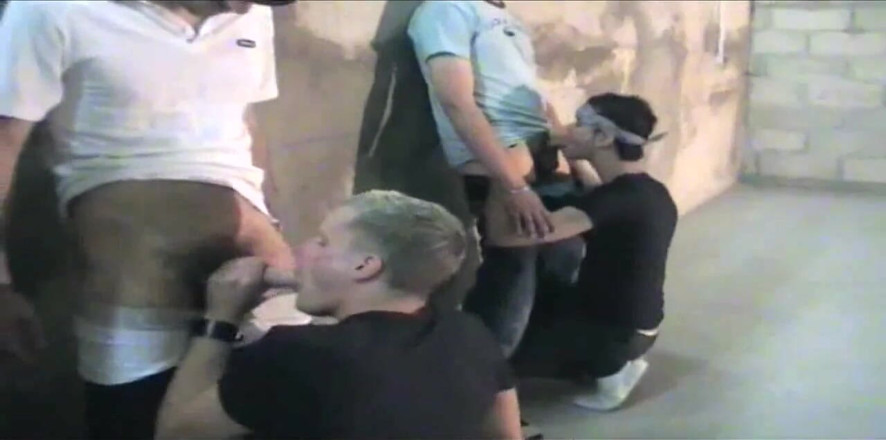AMATOR PORN MADE IN FRANCE: Amazing gang bang in Paris with a lot of boys