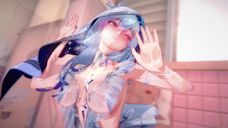 NSFWOtaku: Wuthering Waves- Shorekeeper Sex in the Bathroom - 3D Hentai Animations