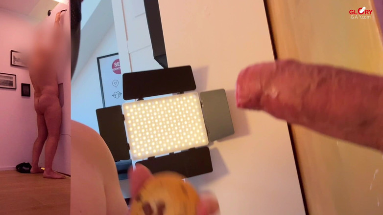 GLORYHOLEGAYS: 4 Cookies &amp; Cream - pula lui monstruoasă m-a dat pe spate