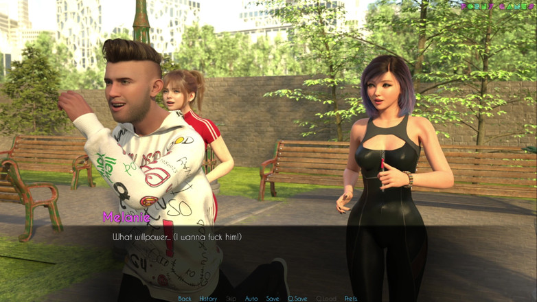 Porny Games: Happyly Ever After przez Escovic Games - napalona żona ogląda przyjaciół uprawia...