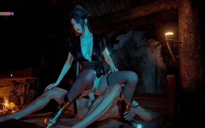 X Hentai: Piękno w 3D: powstanie wielkiego cycka deity - animacja 3D