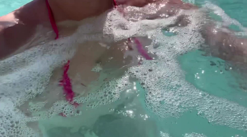 Artemisia Love: Artemisia Love Sexy and Horny Underwater Showing Her Big Tits...