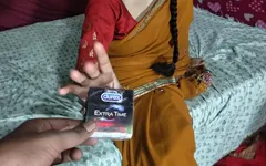 Fucking Her Step-brother with an Expensive Condom in Dowry at Her House