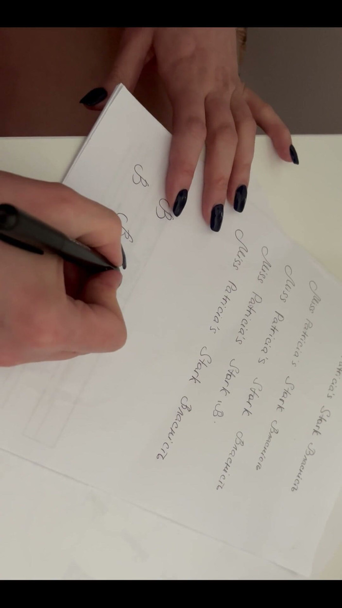 Dominatrix Miss Patricia Stark: Composing Sketch for My Slave’s Tattoo