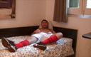 Gaybareback: Ricky Blue knulla muskler Fransk botten