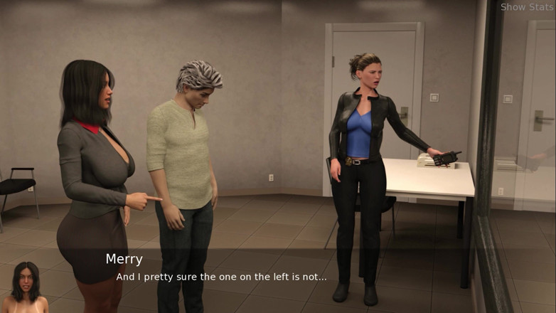 Porny Games: Project hot wife - Getting touched by sexy policewoman (34)