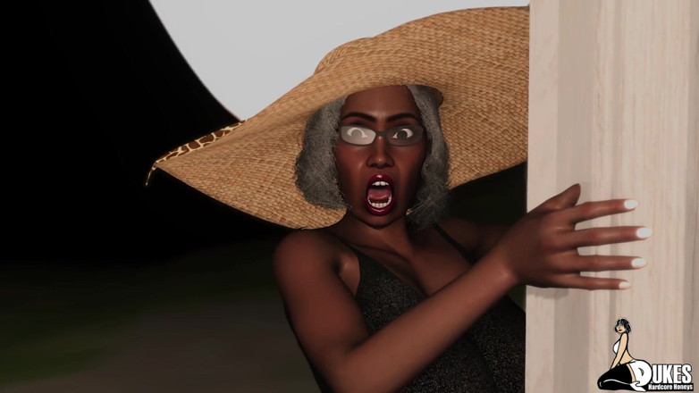 Dukes Hardcore Honeys: Big butt granny catches the Pastor fucking after church
