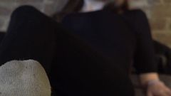 Kinsley's Feet in Your Face - (dreamgirls in Socks)