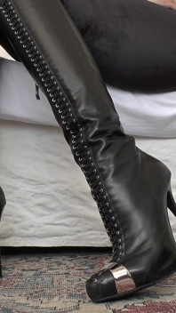 Masturbate for My Black Leather Boots, POV, JOI, Lady Victoria Valente