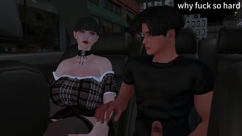 Why fuck so hard: 3D madrasta gostosa traindo com seu enteado no carro