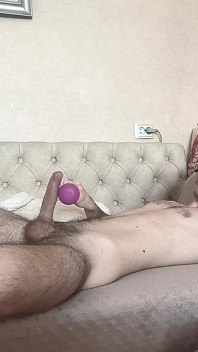 Pancutan mani dengan Wand Massager