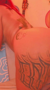 Tätowierter Körper Latina Spanking Für Dich
