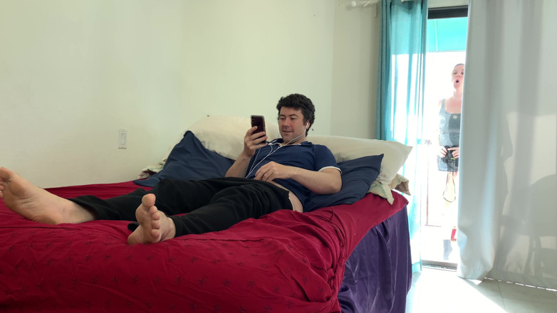 Erin Electra: Stepmom fucks stepson after catching him masturbating