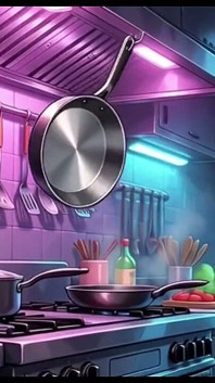 Mutfakta komik şakalar ve göğüsler bölüm 2, ai animasyon