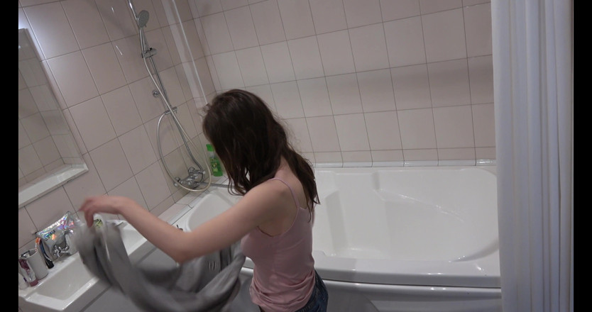 Milfs and Teens: Busty Amateur Teen in the Shower