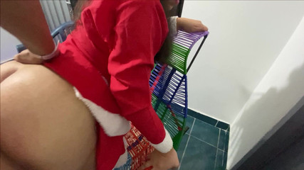 Kanu Eel: Surpriză de Crăciun dură și groasă se termină în pizda mea până...